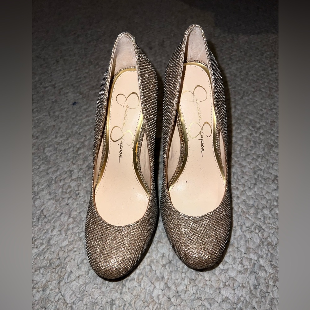Sparkly 4 inch Jessica Simpson heels